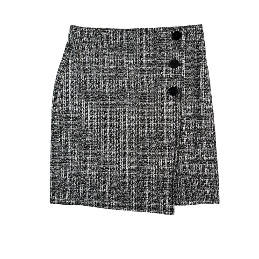 J.Jill Wearever Collection Women's Faux Wrap Mini Skirt Size Small